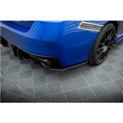 Maxton - Street Pro Lame Du Pare Chocs Arriere Subaru WRX STI Mk1 Noir-Rouge