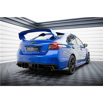 Maxton - Street Pro Central Diffuseur Arriere Subaru WRX STI Mk1 Noir