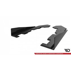 Maxton - Street Pro Lame Du Pare Chocs Arriere Subaru WRX STI Mk1 Noir + Rabats Brillant 