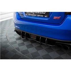 Maxton - Street Pro Central Diffuseur Arriere Subaru WRX STI Mk1 Noir-Rouge