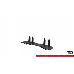 Maxton - Street Pro Central Diffuseur Arriere Subaru WRX STI Mk1 Noir-Rouge