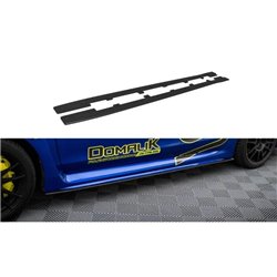 Maxton - Street Pro Rajouts Des Bas De Caisse Subaru WRX STI Mk1 Noir-Rouge