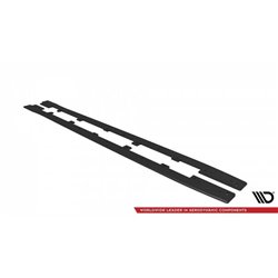 Maxton - Street Pro Rajouts Des Bas De Caisse Subaru WRX STI Mk1 Noir-Rouge