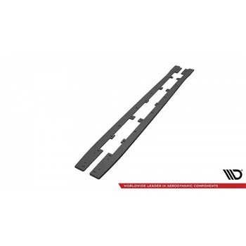 Maxton - Street Pro Rajouts Des Bas De Caisse Subaru WRX STI Mk1 Noir-Rouge