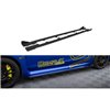 Maxton - Street Pro Rajouts Des Bas De Caisse Subaru WRX STI Mk1 Noir-Rouge + Rabats Brillant