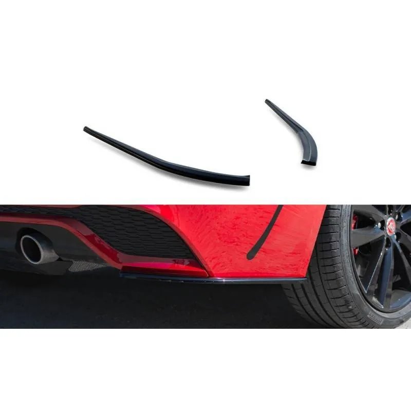 Maxton - Lames De Pare-Chocs Arrière Latérales Jaguar XE R-Dynamic X760 Facelift