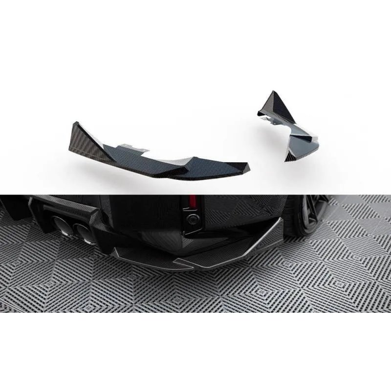 Maxton - Fibre de Carbone Lames De Pare-Chocs Arrière Latérales BMW M2 G87