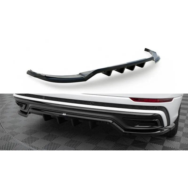 Maxton - Arriere Splitter (avec une barre verticale) Audi Q8 S-Line Mk1