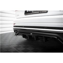 Maxton - Arriere Lame (avec une barre verticale) Audi Q8 S-Line Mk1 