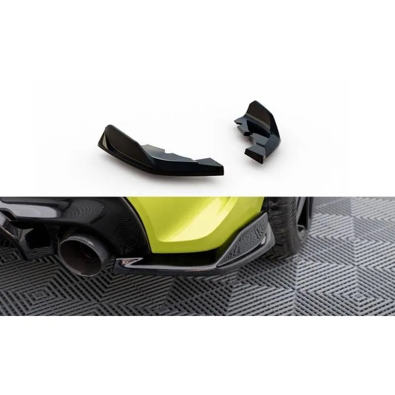 Maxton - Lames De Pare-Chocs Arrière Latérales V.8 (Pour jupe arrière v.1) BMW 1 M-Pack / M135i / 128ti F40