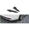 Maxton - Street Pro Lame Du Pare Chocs Arriere Ford Mondeo Sport Mk5 Facelift / Fusion Sport Mk2 Facelift Noir + Rabats Brillant