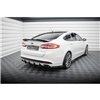 Maxton - Street Pro Lame Du Pare Chocs Arriere Ford Mondeo Sport Mk5 Facelift / Fusion Sport Mk2 Facelift Noir + Rabats Brillant