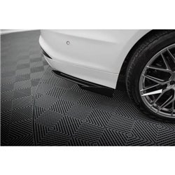 Maxton - Street Pro Lame Du Pare Chocs Arriere Ford Mondeo Sport Mk5 Facelift / Fusion Sport Mk2 Facelift Noir + Rabats Brillant