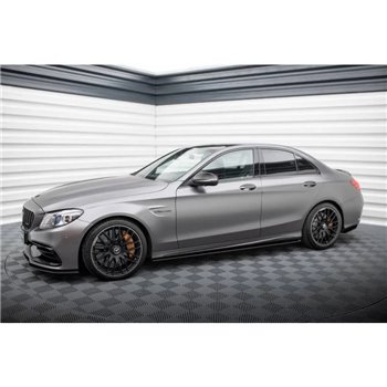 Maxton - Street Pro Rajouts Des Bas De Caisse Mercedes-AMG C63 Sedan / Estate W205 Facelift Noir
