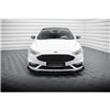 Maxton - Street Pro Lame Du Pare-Chocs Avant Ford Mondeo Sport Mk5 Facelift / Fusion Sport Mk2 Facelift Noir + Rabats Brillant 