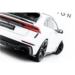 Maxton - Fibre de Carbone Lames De Pare-Chocs Arrière Latérales Audi RSQ8 Mk1 