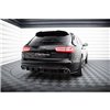 Maxton - Diffuseur Arrière Complet Audi A6 Sedan / Avant C7 (Version mit Einzelauspuff auf beiden Seiten) 