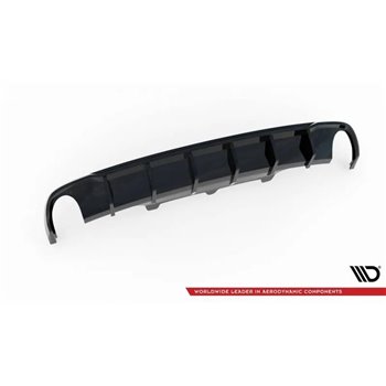 Maxton - Diffuseur Arrière Complet Audi A6 Sedan / Avant C7 (Version mit Einzelauspuff auf beiden Seiten) 