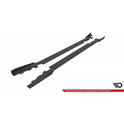 Maxton - Street Pro Rajouts Des Bas De Caisse Ford Mondeo Sport Mk5 Facelift / Fusion Sport Mk2 Facelift Noir-Rouge + Rabats Bri