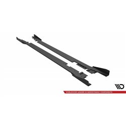 Maxton - Street Pro Rajouts Des Bas De Caisse Ford Mondeo Sport Mk5 Facelift / Fusion Sport Mk2 Facelift Noir-Rouge + Rabats Bri