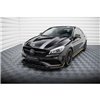 Maxton - Street Pro Lame Du Pare-Chocs Avant Mercedes-AMG CLA 45 Aero C117 Facelift Noir-Rouge