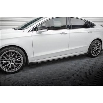 Maxton - Street Pro Rajouts Des Bas De Caisse Ford Mondeo Sport Mk5 Facelift / Fusion Sport Mk2 Facelift Noir + Rabats Brillant 
