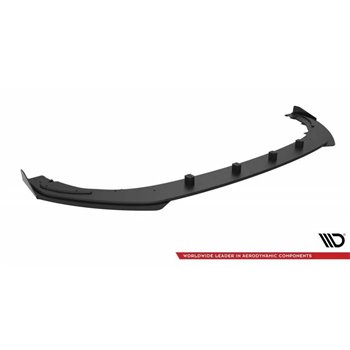 Maxton - Street Pro Lame Du Pare-Chocs Avant Ford Mondeo Sport Mk5 Facelift / Fusion Sport Mk2 Facelift Noir-Rouge + Rabats Bril