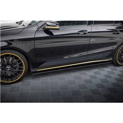 Maxton - Street Pro Rajouts Des Bas De Caisse Mercedes-AMG CLA 45 C117 Facelift Noir-Rouge