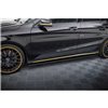 Maxton - Street Pro Rajouts Des Bas De Caisse Mercedes-AMG CLA 45 C117 Facelift Noir-Rouge