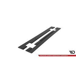 Maxton - Street Pro Rajouts Des Bas De Caisse Mercedes-AMG CLA 45 C117 Facelift Noir-Rouge