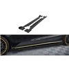 Maxton - Street Pro Rajouts Des Bas De Caisse Mercedes-AMG CLA 45 C117 Facelift Noir-Rouge + Rabats Brillant