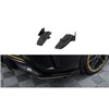 Maxton - Street Pro Lame Du Pare Chocs Arriere Mercedes-AMG CLA 45 C117 Facelift Noir-Rouge + Rabats Brillant