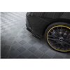 Maxton - Street Pro Lame Du Pare Chocs Arriere Mercedes-AMG CLA 45 C117 Facelift Noir-Rouge + Rabats Brillant