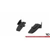 Maxton - Street Pro Lame Du Pare Chocs Arriere Mercedes-AMG CLA 45 C117 Facelift Noir-Rouge + Rabats Brillant