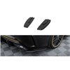 Maxton - Street Pro Lame Du Pare Chocs Arriere Mercedes-AMG CLA 45 C117 Facelift Noir-Rouge