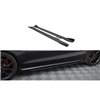 Maxton - Street Pro Rajouts Des Bas De Caisse Audi A5 / A5 S-Line / S5 Coupe / Cabrio 8T / 8T Facelift Noir-Rouge + Rabats Brill