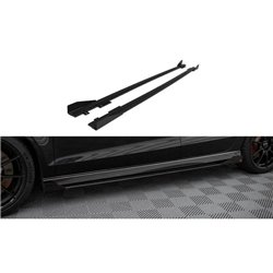 Maxton - Street Pro Rajouts Des Bas De Caisse V.1 Audi RS3 Sedan 8V Facelift Noir + Rabats Brillant