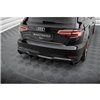 Maxton - Diffuseur Arrière Complet Audi A3 S-Line Sportback 8V Facelift (Version avec double échappement d'un côté) 
