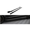 Maxton - Street Pro Rajouts Des Bas De Caisse V.1 Audi RS3 Sedan 8V Facelift Noir-Rouge + Rabats Brillant