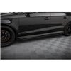 Maxton - Street Pro Rajouts Des Bas De Caisse V.1 Audi RS3 Sedan 8V Facelift Noir-Rouge + Rabats Brillant