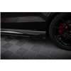 Maxton - Street Pro Rajouts Des Bas De Caisse V.1 Audi RS3 Sedan 8V Facelift Noir-Rouge + Rabats Brillant