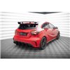 Maxton - Street Pro Central Diffuseur Arriere Mercedes-Benz A 45 AMG W176 Facelift Noir