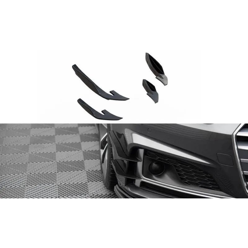 Maxton - Ailes de pare-chocs avant (Canards) Audi S5 / A5 S-Line Coupe / Sportback F5
