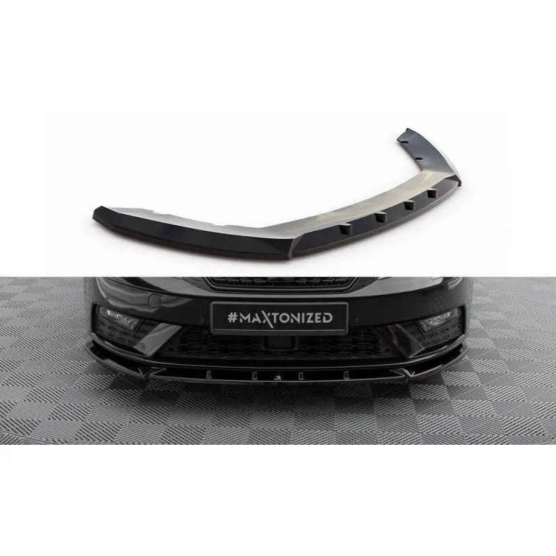 Maxton - Lame Du Pare-Chocs Avant V.1 Seat Leon Mk3 Facelift