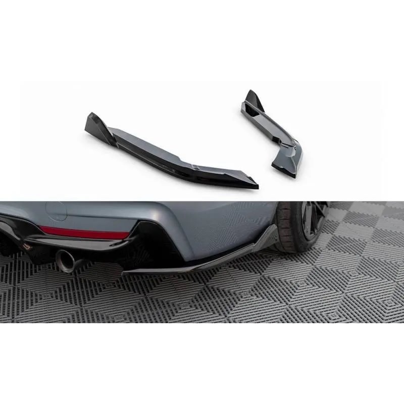Maxton - Lames De Pare-Chocs Arrière Latérales V.5 BMW 4 Coupe M-Pack F32