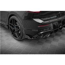 Maxton - Lames De Pare-Chocs Arrière Latérales V.6 Volkswagen Golf R Hatchback Mk8 Facelift 