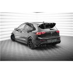 Maxton - Lames De Pare-Chocs Arrière Latérales V.6 Volkswagen Golf R Hatchback Mk8 Facelift 