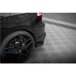 Maxton - Lames De Pare-Chocs Arrière Latérales V.6 Volkswagen Golf R Hatchback Mk8 Facelift 