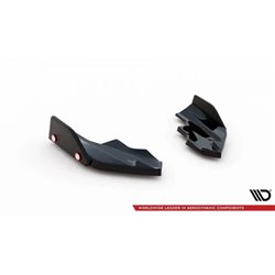 Maxton - Lames De Pare-Chocs Arrière Latérales V.6 Volkswagen Golf R Hatchback Mk8 Facelift 