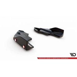 Maxton - Lames De Pare-Chocs Arrière Latérales V.6 Volkswagen Golf R Hatchback Mk8 Facelift 